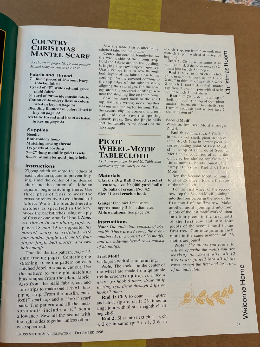 Christmas Needlework & Cross Stitch Holiday Craft Magazines 3 - Picture 8 of 13